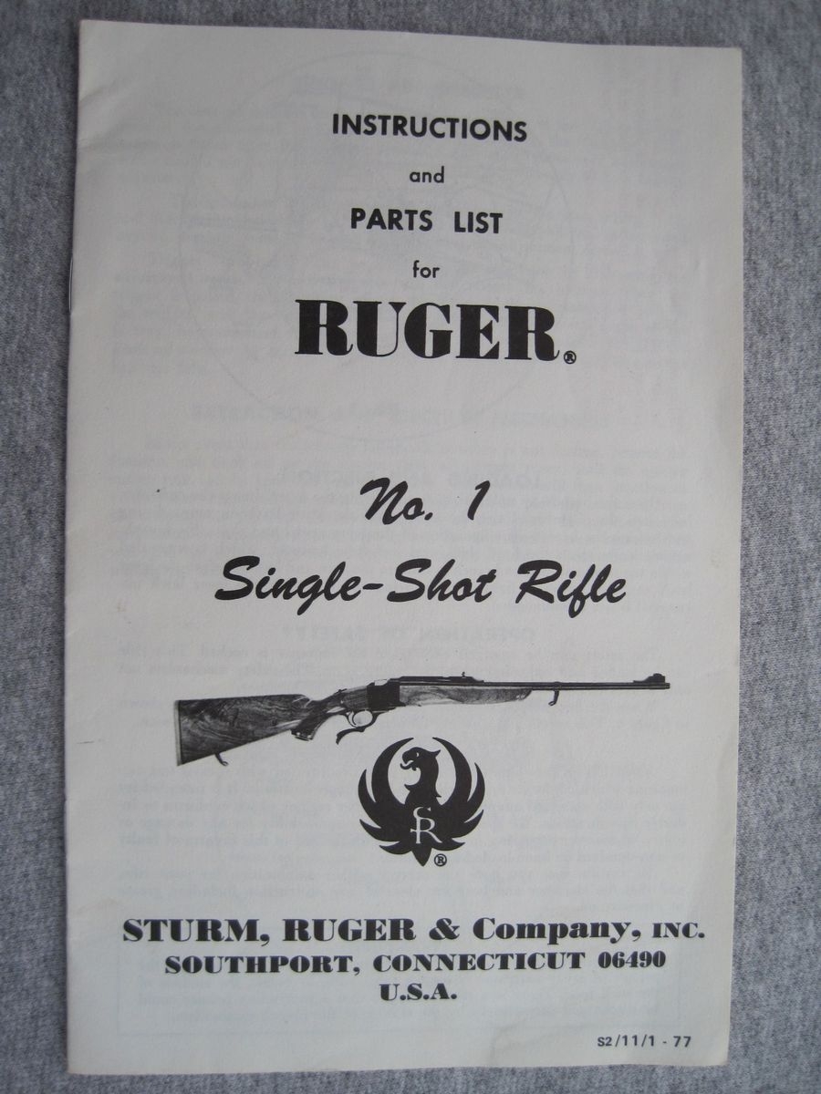 Ruger Sr22 Owners Manual
